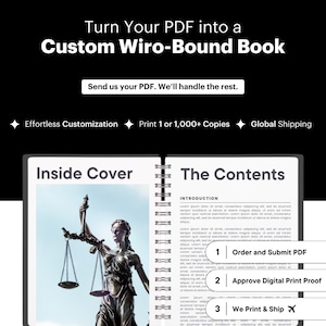 Stampa il tuo PDF in un libro rilegato a spirale personalizzato (nessuna quantità minima, spedizione in tutto il mondo)
