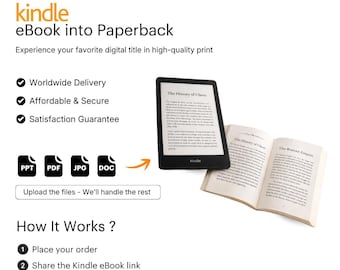 Kindle eBook to Paperback Printing Service: Personal Use