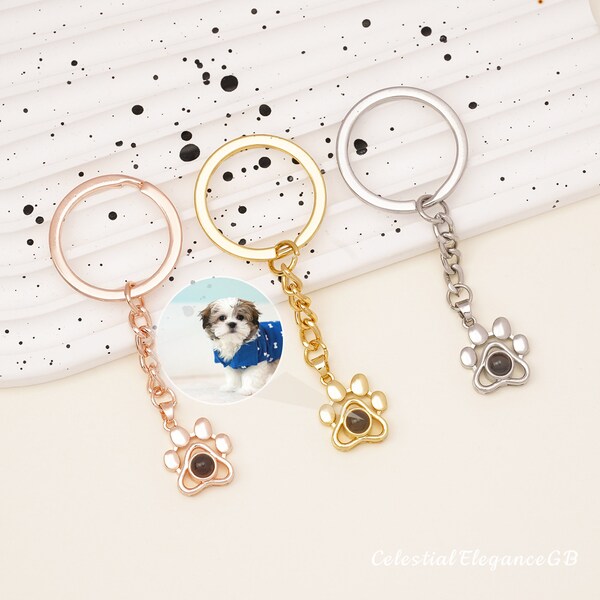 Custom Dog Keychain Etsy