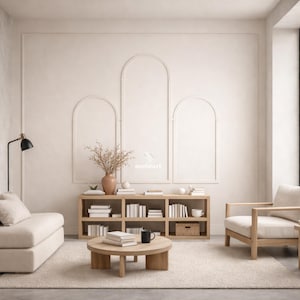 MDF Wall Molding Kit, Arched Wall Panel, Pre-cut, Ready to Assemble image 8