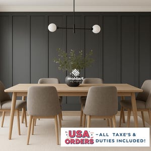 Precut Wall Molding Kit: Shaker Panel, Board & Batten Accent Wall