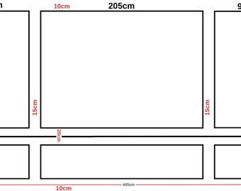 Custom Made Project- 2.5cm Wall Molding- Peel and Stick