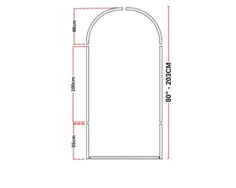 Custom-Made Project for MDF Arch Panel
