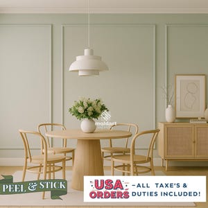 Peel and Stick Wall Molding Kit: Pre-Cut Polystyrene Paneling