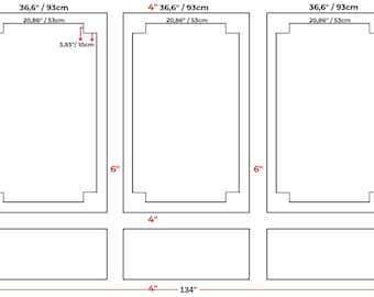 Custom Made Project- 2.5cm Peel and Stick Wall Molding