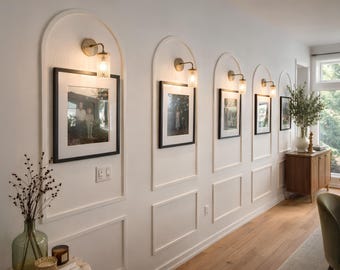 Arched Wall Panel Kit: Pre-Cut MDF Wall Molding