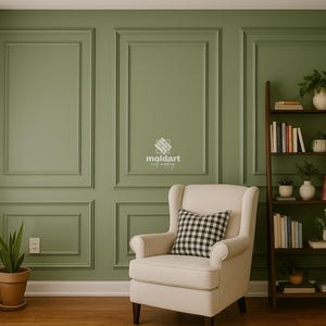 Pre-Cut Wall Molding Kit: Nested Frame Accent Wall Panel