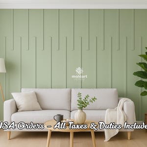 Pre-Cut Wall Molding Kit: Easy DIY Wainscoting, Paint-Ready Polystyrene