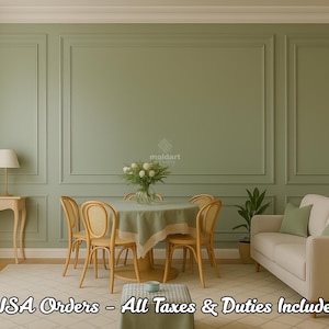 Precut Polystyrene Wall Molding Kit: Modern Accent Wall Panel