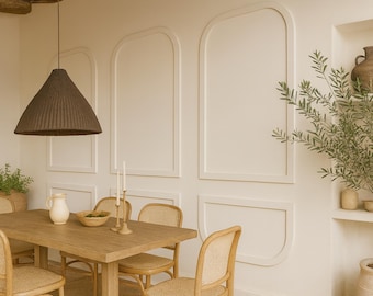 Arched Wall Molding Kit, Paint-Ready MDF Wall Trim