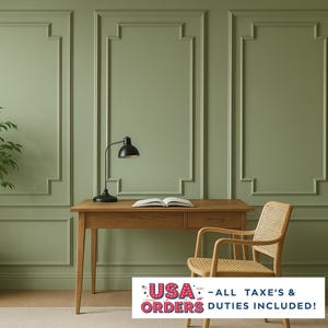 Precut Wall Molding Kit: DIY Polystyrene Wall Panel