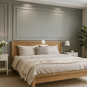 DIY Wall Molding Kit for Bedroom: Picture Frame Wainscoting Polystyrene Panels