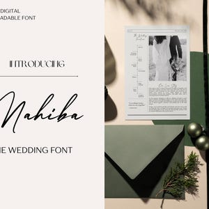 Cursive Font, Calligraphy Font, Cursive Script Font, Wedding Font, Cricut Font, Modern Font, Fonts For Cricut, Digital Font, Script Font