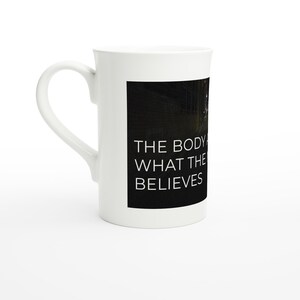 Motivierende Kaffeetasse positive Mindset Tasse Energieschub Tasse inspirierende Kaffeetasse erhebendes Geschenk für Fitness-Liebhaber und tägliche Motivation