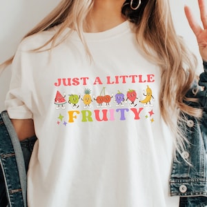 Just A Little Fruity Shirt, Funny Pride T-Shirt, LGBTQ Shirt, Gay Shirt, Lesbian Shirt, Funny Lesbian, Retro Pride Meme Shirt