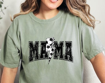 Cute Soccer Mama Shirt, Mothers day Gift For Soccer Mom, Gift For Soccer Lover Mom Shirt, Mothers Day, Soccer Season Mom Tee, Comfort Colors