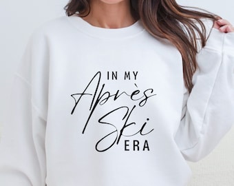 Après-ski sweatshirt, wintersportsweater, skiweekendje, meisjesweekendsweater, après-ski trui, Aspen trui, skitrui