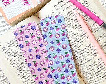 Spring Bookmark; Floral Bookmark; Cute Bookmark; Pretty Bookmark; Book Lover; Reader Gift; Gifts for her; Birthday Present