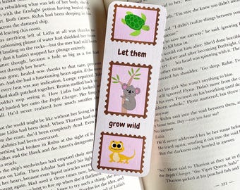 Marque-page Grow Wild ; Marque-page mignon ; Joli marque-page ; Cadeau lecteur ; Cadeaux pour elle ; Anniversaire