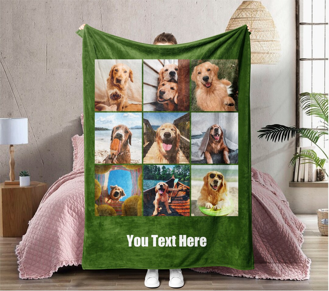 Customizable Photo Blanket Collage Personalized Gift for Etsy