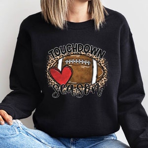 Touchdown Sweatshirt, Game Day Sweatshirt, Super Bowl Sweatshirt, Women&#39;s Football Sweater, Sunday Sweatshirt, Football Sweatshirt for Women