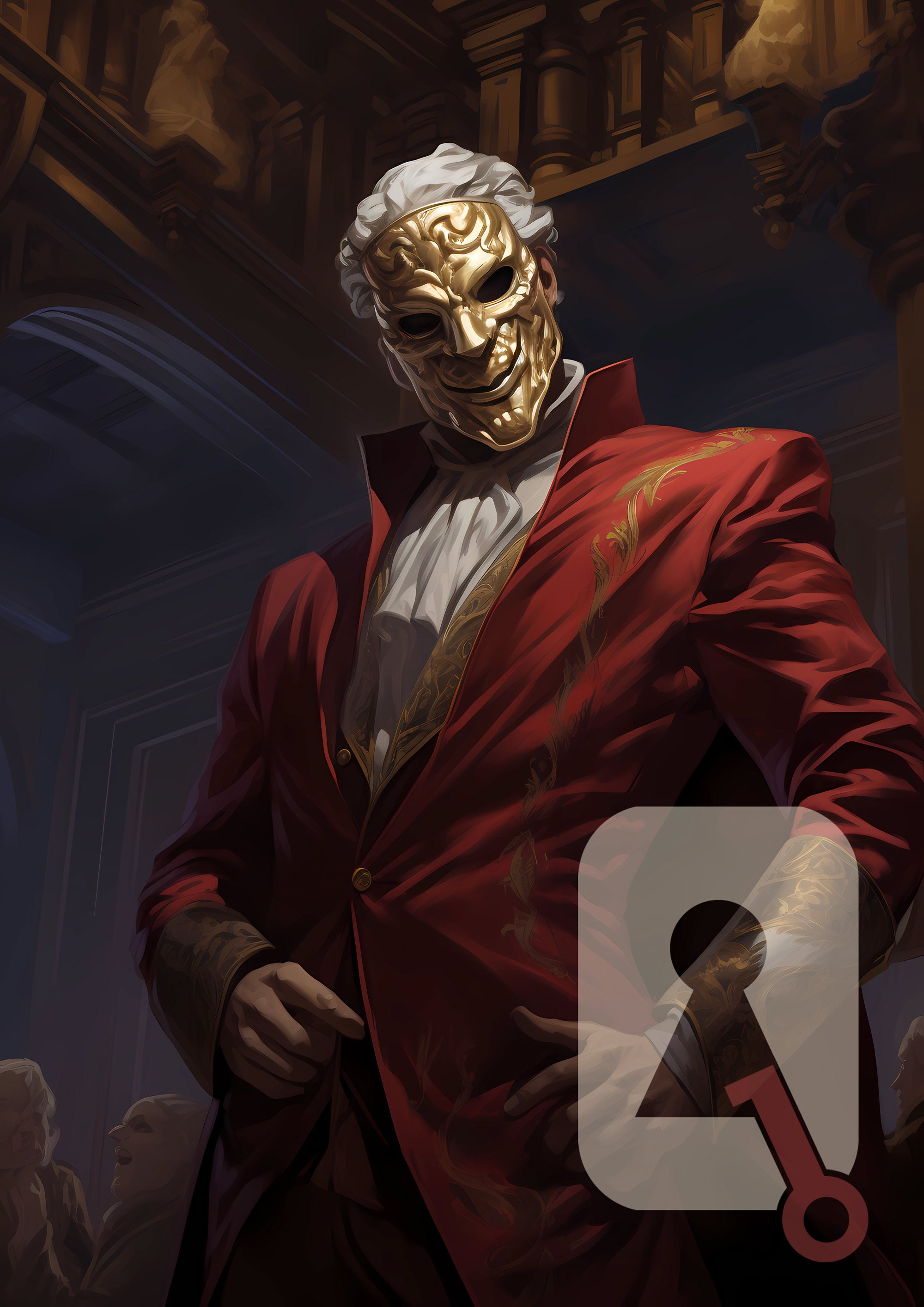 50 Evil Mastermind Portraits Set 1, Dnd Mastermind Illustrations ...