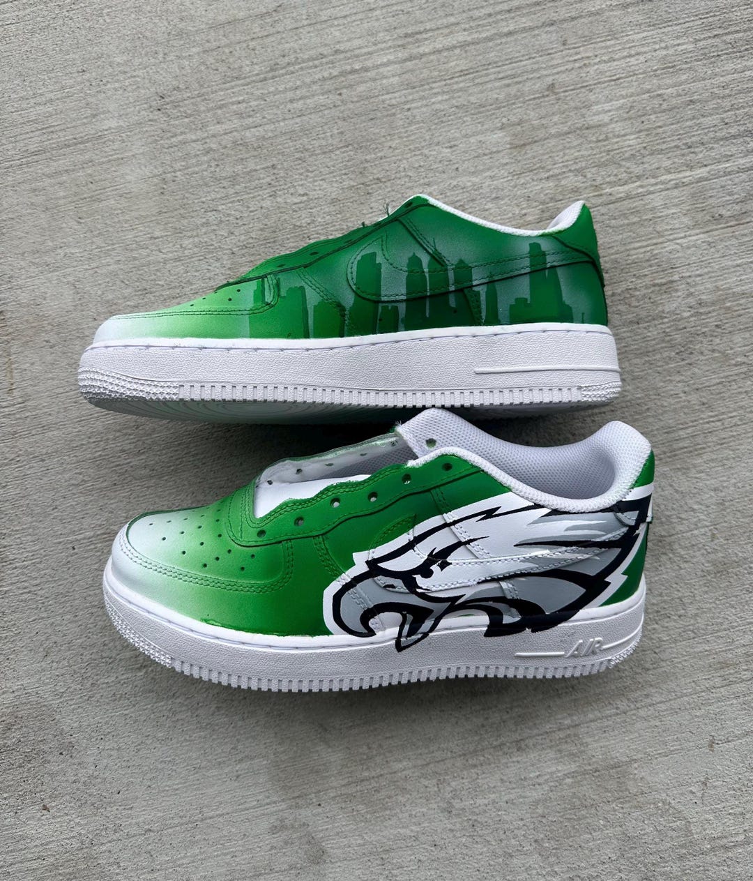 Custom Seahawks Air Force Ones High Top Wholesale Retail Custom