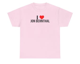 I Heart Jon Bernthal Shirt: Celebrity Fan Graphic Tee