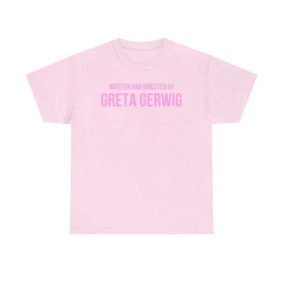 Greta Gerwig T-shirt: 'written and Directed By' Film Fan Tee