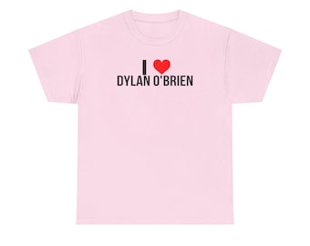 I Heart Dylan O&#39;Brien Shirt: Celebrity Fan Tee