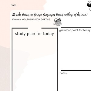 Zelfstudie Taalplanner