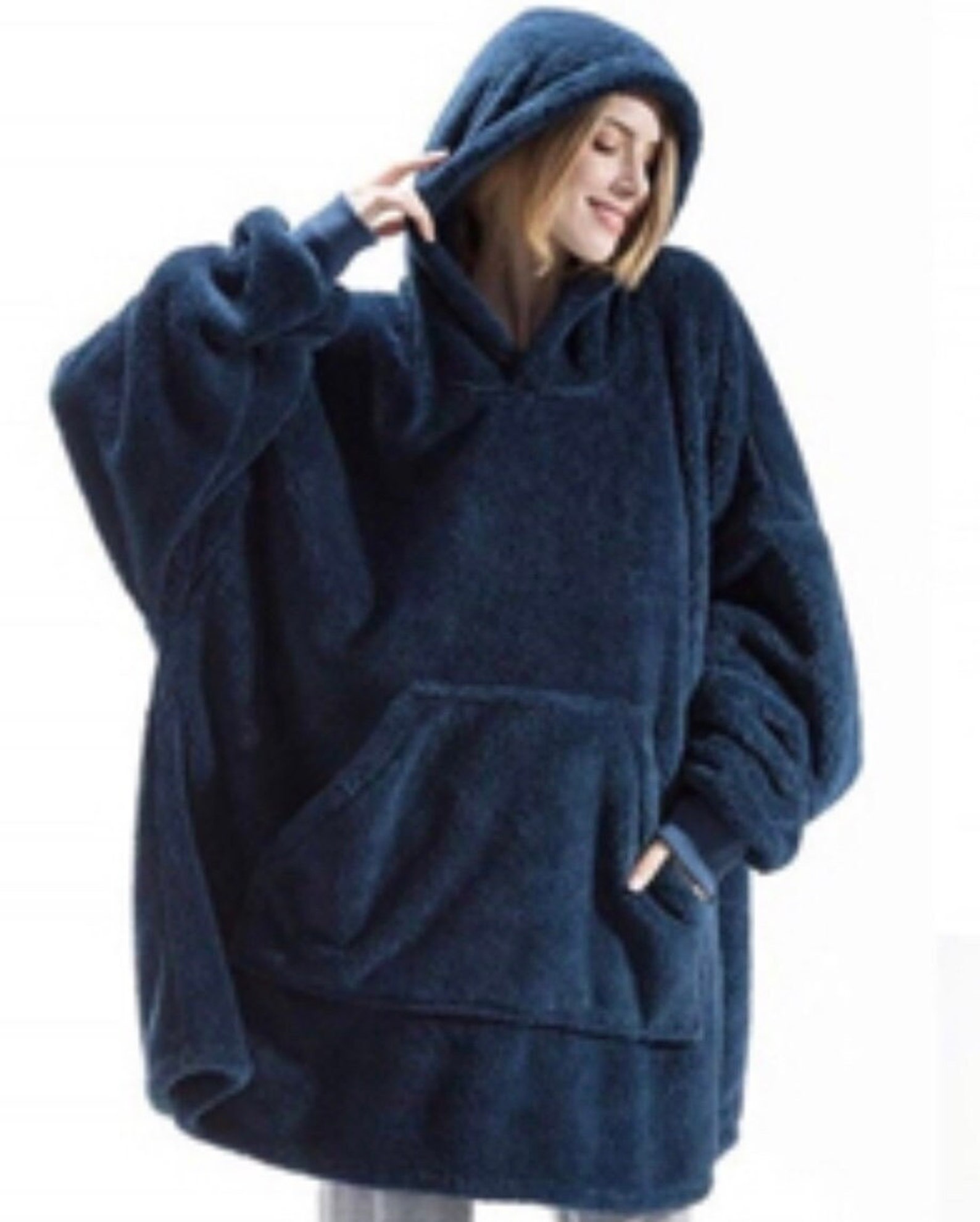Pocket Layered Sleeve Basic Sweatshirt