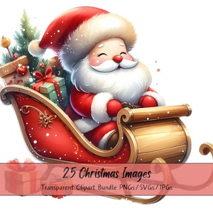 Paquete de imágenes prediseñadas de Navidad, imágenes prediseñadas de acuarela, archivos generales de alta calidad, citas digitales de días de nieve, criaturas de feliz Navidad