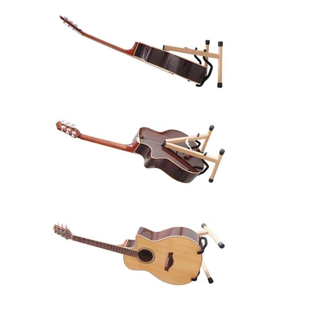 Vertical Guitar Stand Guitar A Frame Solid Wood Guitar Floor Etsy