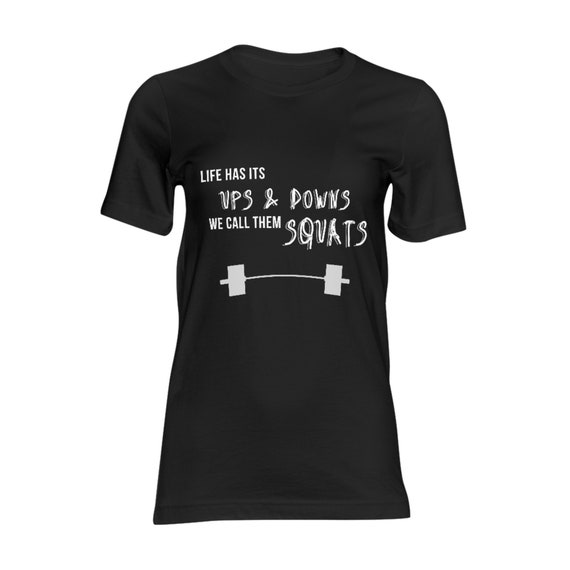 Felpa Divertente Palestra Con Scritta "La Vita Ha I Suoi Alti E Bassi... Li Chiamiamo Squat" – Idea Regalo Per Culturisti E Amanti Del Fitness