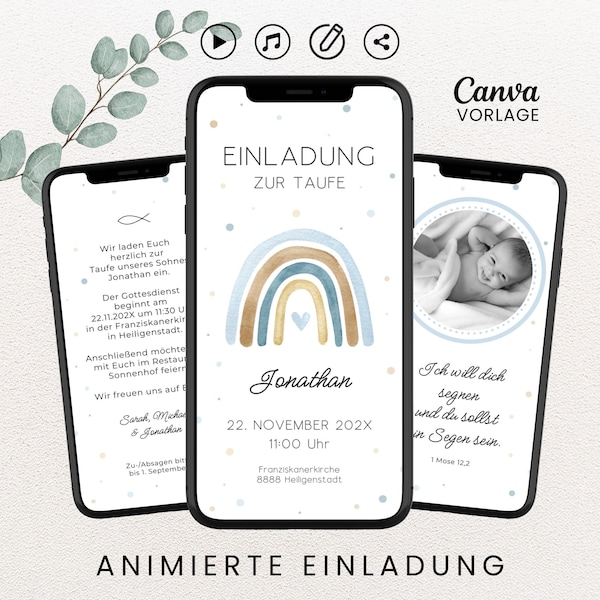Save The Date Taufe Whatsapp
