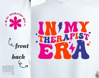 Therapist SVG Therapy Shirt Design PNG Cricut Cut File Mental Health Therapist Gift Counselor Tee Therapy Life Shirt Therapist Appreciation