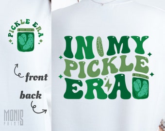 Camiseta divertida para amantes de los pepinillos SVG Diseño de camiseta divertida de pepinillos PNG Archivo de corte Cricut Camiseta obsesionada con los pepinillos Regalo divertido para amantes de la comida SVG Vida de pepinillos Camiseta de pepinillos enlatados