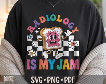 Radiology Is My Jam SVG PNG PDF X-ray Tech svg Radiology Technician svg Rad Tech svg Radiologist svg Radiologic svg Radiology Squad svg