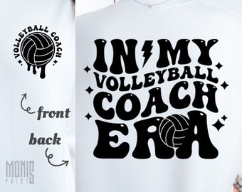 In Meinem Volleyball-Trainer-Ära SVG PNG PDF PDF-Dateien, die Sie sofort herunterladen können :