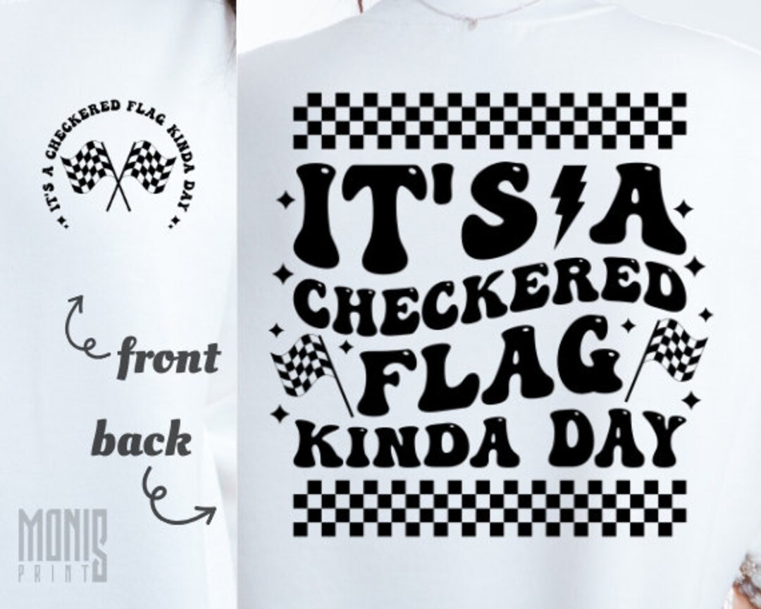 Checkered 7.pdf It's A Checkered Flag Kinda Day SVG PNG PDF Racing Mom Svg Racing Mama ...