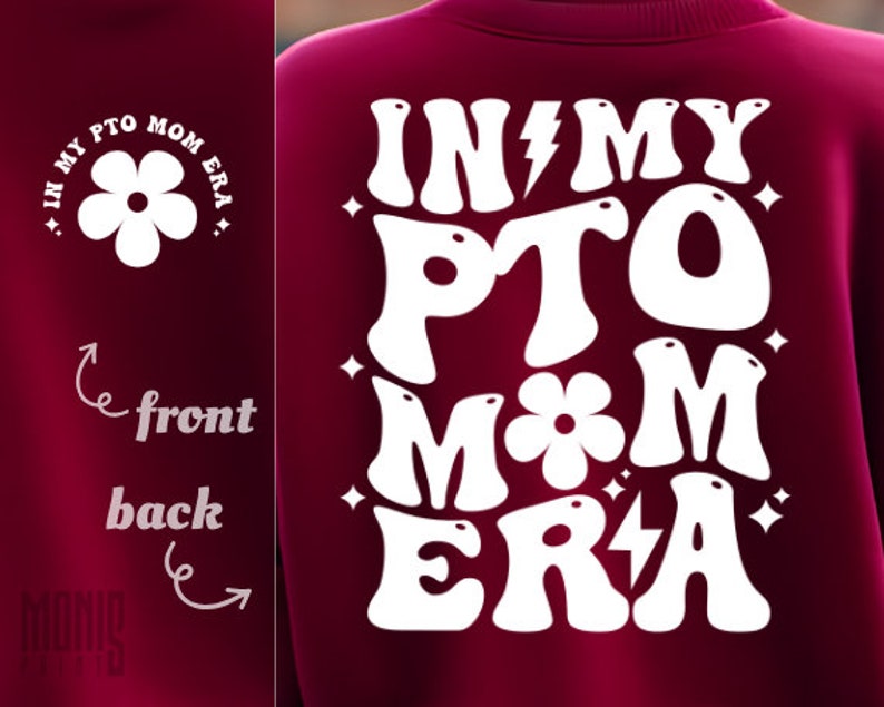 In My PTO Mom Era Svg Png Pdf Parent Teacher Organization Mom PTO Svg ...