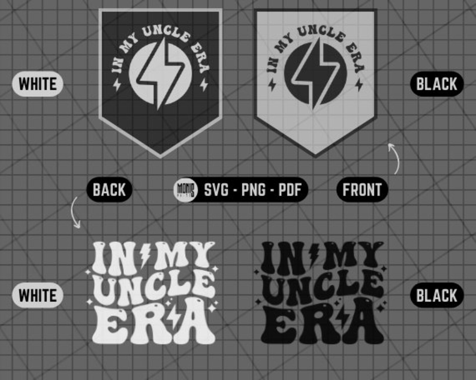 In My Uncle Era SVG PNG PDF Uncle Era Png Retro Uncle Svg Uncles Bestie ...