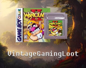 Wario Land 2 - Nintendo Gameboy Cartridge