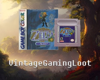 Zelda Oracle of Ages GBC  - Nintendo Gameboy Color Cartridge