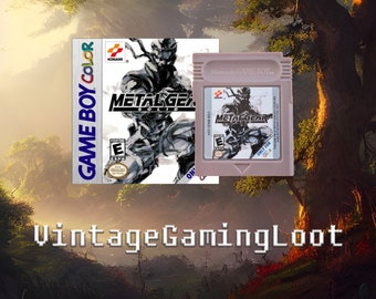 Metal Gear Solid GBC  - Nintendo Gameboy Color Cartridge
