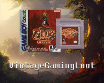 Zelda Oracle of Seasons GBC  - Nintendo Gameboy Color Cartridge