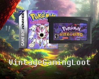 Pokemon Unbound New GBA Game - Custom ROM - Nintendo Gameboy Advance Cart. Fast Free UK P&P