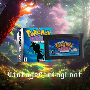 Pokemon Glazed Version Nintendo Gameboy Advance Cartridge. Fast Free UK P&P image 1