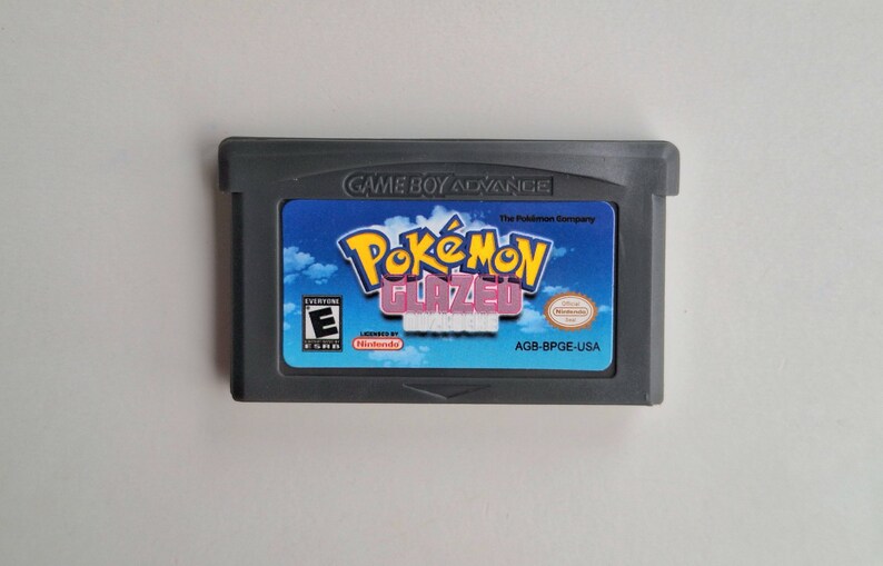 Pokemon Glazed Version Nintendo Gameboy Advance Cartridge. Fast Free UK P&P image 2